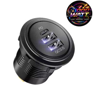 ADATTATORE PER RICARICA USB TIPO-C E QC3